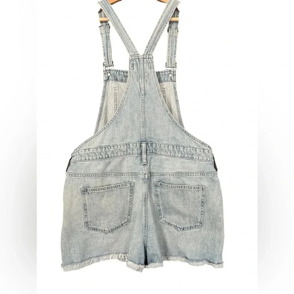 MADEWELL Adirondack Short Overalls in Phillips Wash SIZE Large - Picture 3 of 9